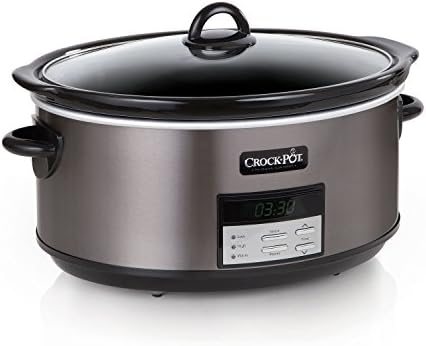 Crock-Pot 8 Quart Programmable Slow Cooker with Auto Warm FOP5VS