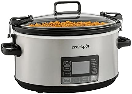 Crock-Pot 7 Quart Portable Programmable Slow Cooker with Timer U1RWY4