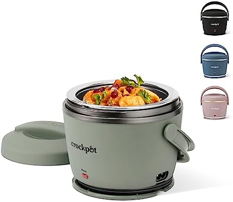 Crock-Pot Portable Electric Lunch Box Food Warmer – Green G75Z8W